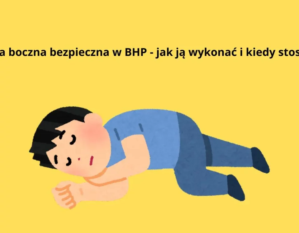 Pozycja boczna bezpieczna w BHP - jak ją wykonać i kiedy stosować? Fot. Aleksandra Panert (Canva)